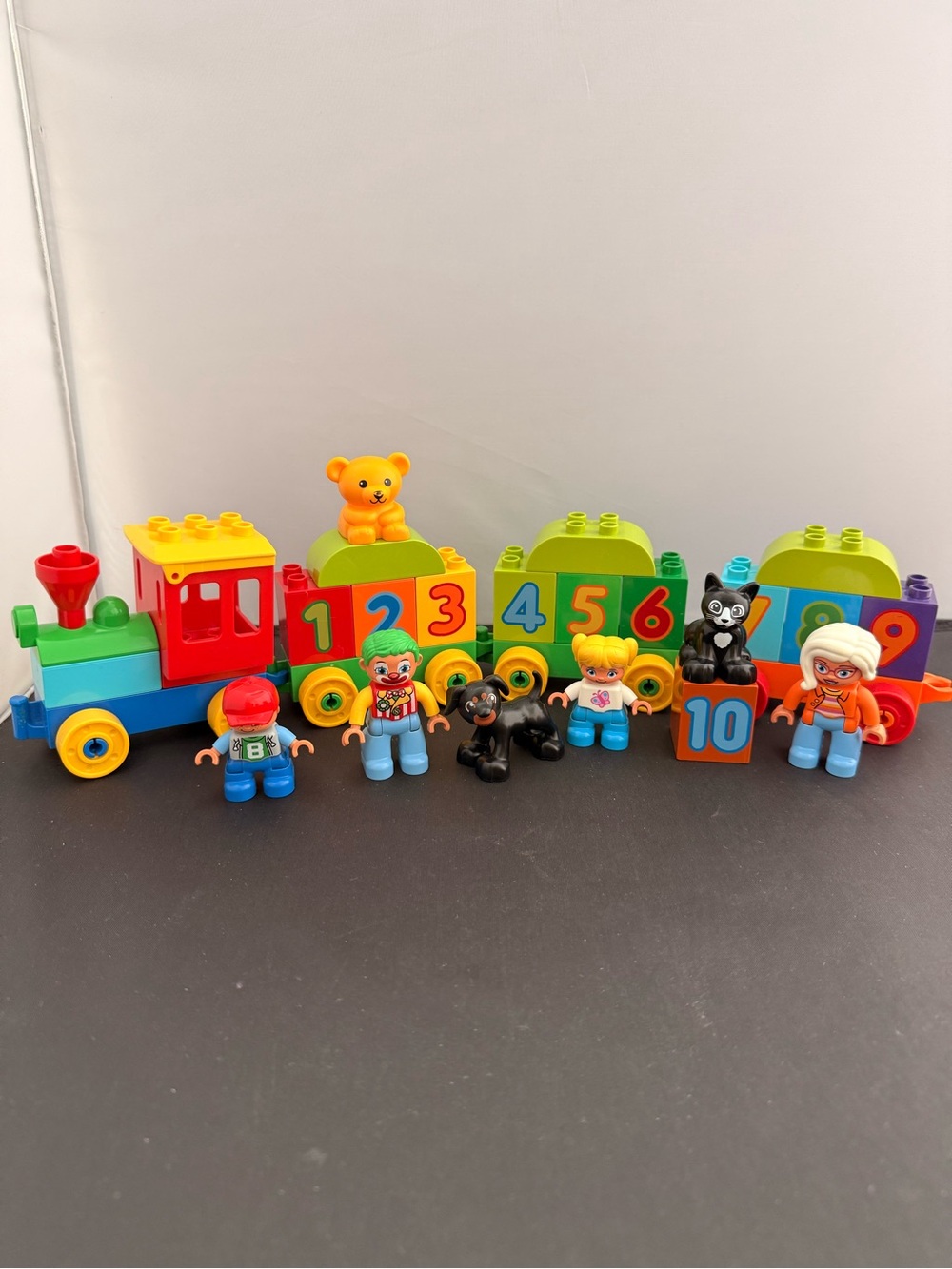 Lego Duplo First Builders Number Train & figures lot